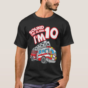 Camiseta Soe o alarme Sou 10 Bombeiros 10t