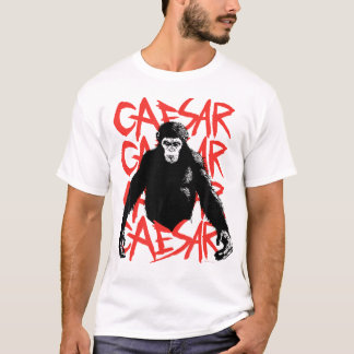Camiseta Soerguimento Do Planeta Do Apes Caesar Em Preto Wh