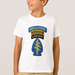 Camiseta SOF SFG SOC das boinas verdes SF do grupo das