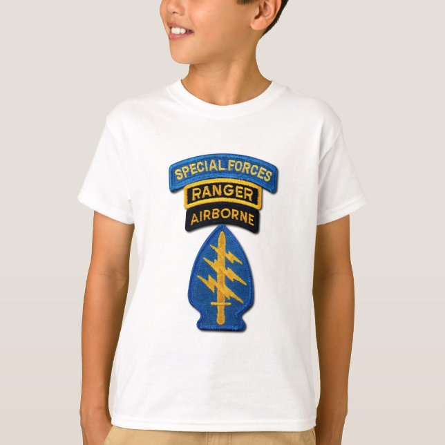 Camiseta SOF SFG SOC das boinas verdes SF do grupo das (Frente)