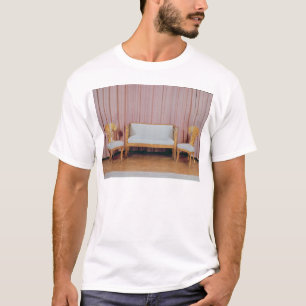 Camiseta Sofá e duas cadeiras, vidoeiro careliano, 1810-20