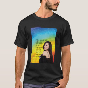 Camiseta Sofia Carson Rainbow Cote