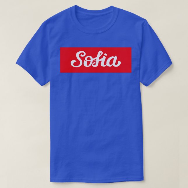 Camiseta Sofia, Meu Nome É Sofia 1 (Frente do Design)