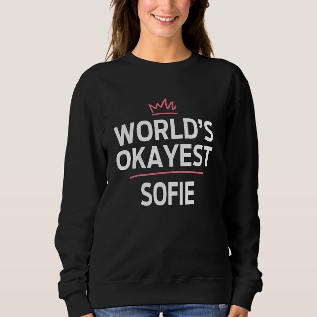 Camiseta Sofie sofie sofie sofie personalizado sofisticado  (Frente)