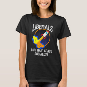 Camiseta Sofrendo A Quitação Liberais Pelo Socialismo Espac