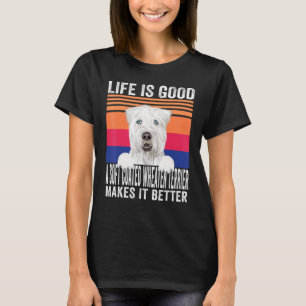 Camiseta Soft Coated Wheaten Terriers Torna a Sua Vida Boa 