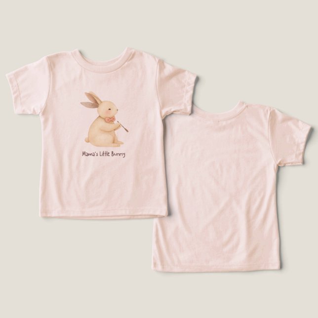 Camiseta Soft Pastel Baby Outfit (Design Frente e Verso)