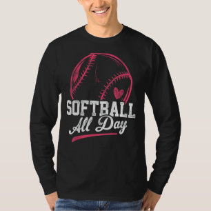 Camiseta Softball All Day Softball Game Spo