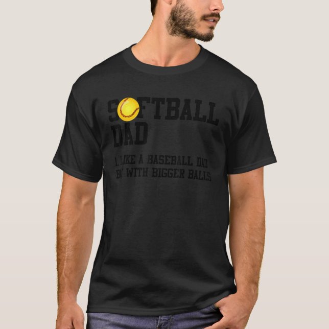 Camiseta Softball Dad Definition   (Frente)