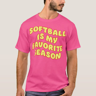 Camiseta softball é a minha estação favorita 2