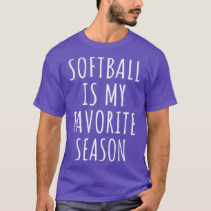 Camiseta Softball É Minha Época Favorita