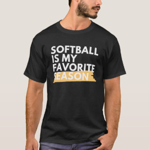 Camiseta Softball é minha estação favorita