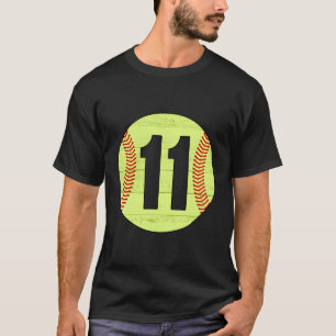Camiseta Softball Jersey Número 11