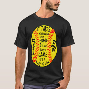 Camiseta SOFTBALL LIFE Itu2019s não apenas um GAME Itu2019s
