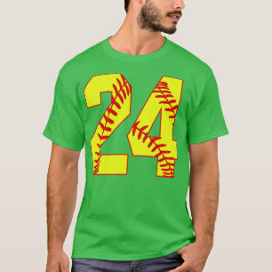 Camiseta Softball Número 24 24 Softball Jersey U