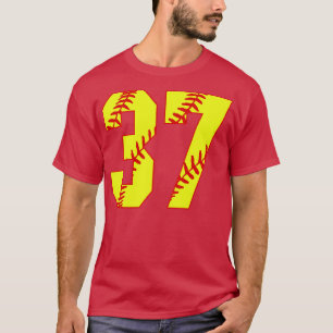 Camiseta Softball Número 37 37 Softball Jersey U
