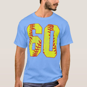 Camiseta Softball Número 60 60 Softball Jersey U