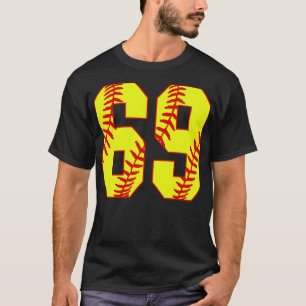 Camiseta Softball Número 69 69 Softball Jersey U