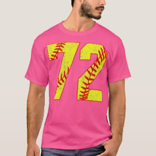 Camiseta Softball Número 72 72 Softball Jersey U