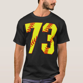Camiseta Softball Número 73 73 Softball Jersey U