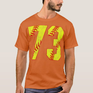 Camiseta Softball Número 73 73 Softball Jersey U