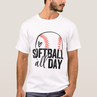 Camiseta Softball o dia todo
