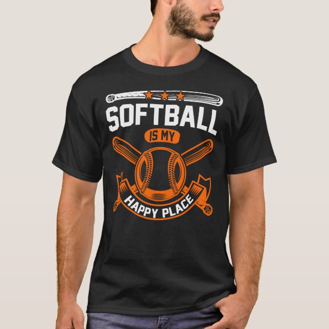 Camiseta Softball Player Coach Fan Funny Quotes 65 player (Frente)