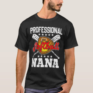 Camiseta Softball profissional Nana Happy Dia de as mães So
