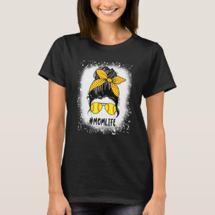 Camiseta Softball Sangrado Mãe Vida Dia de as mães de Arma 