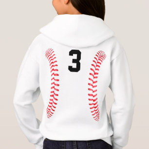Camiseta Softball Seams Player Jersey Number e nome da equi