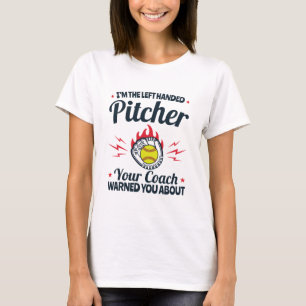 Camiseta Softball, sou a Engraçada Aranha Esquerda