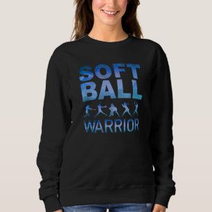 Camiseta Softball Warrior com Batendo, Lança e Fieldi