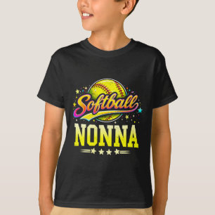 Camiseta Softbol feminino nonna família combinando 