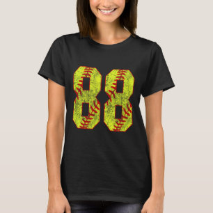 Camiseta Softll #88 Softll Rápido Mãe Número 88 Jogadora