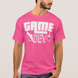 Camiseta Software de Design de nível de jogador de desenvol