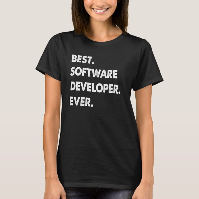 Camiseta Software Developer Profissão Melhor Desenvolviment (Frente)