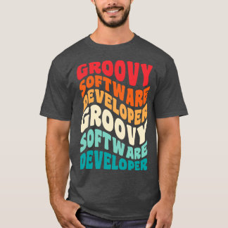 Camiseta Software Developer Vintage Retro 60s 70s 80s Vibes