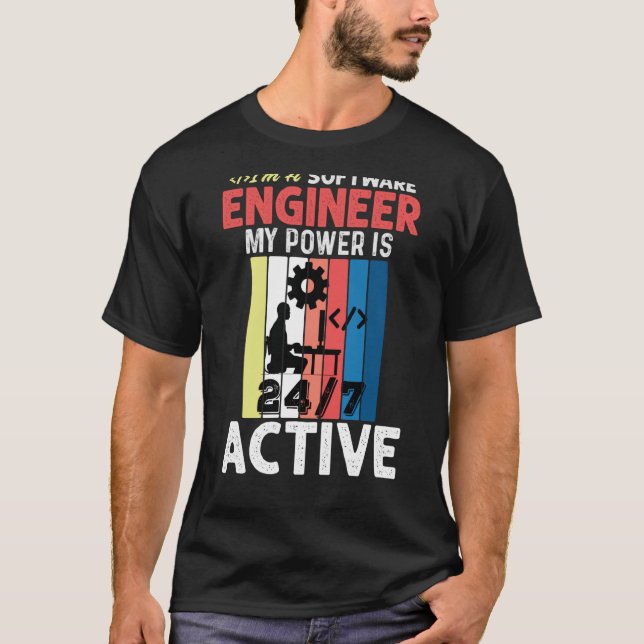 Camiseta Software Engenheiro Coder Programmer Swea (Frente)
