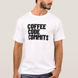 Camiseta Software Engineer Life - Coffee Code Commits Devel