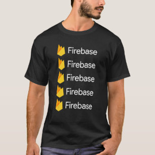 Camiseta Software Firebase E Pl De Programação De Aplicativ