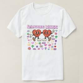 Camiseta Software lovebug personalizado de namorados