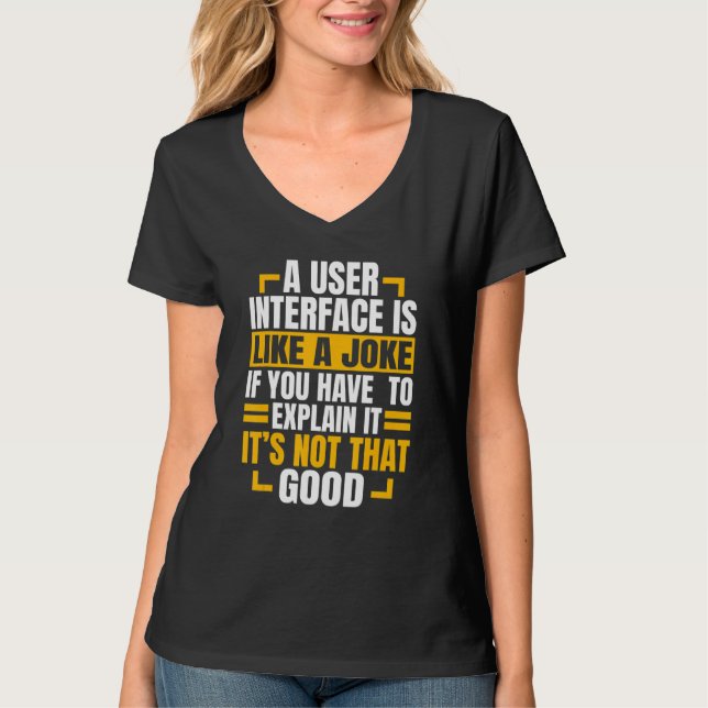 Camiseta Software para desenvolvedores da Web Programador C (Frente)