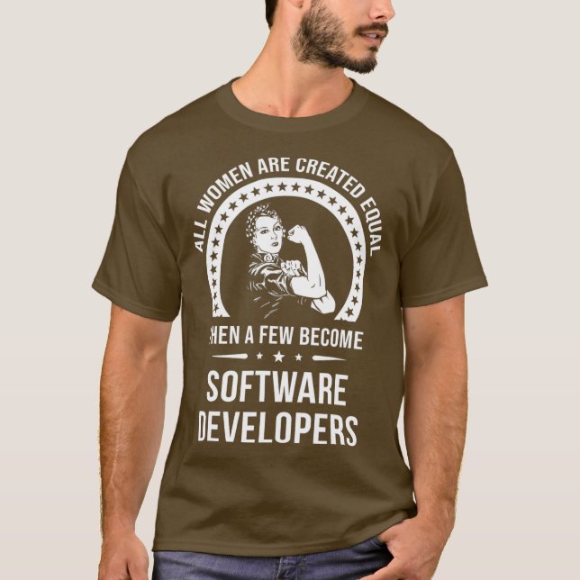 Camiseta Software para desenvolvedores de software para mul (Frente)