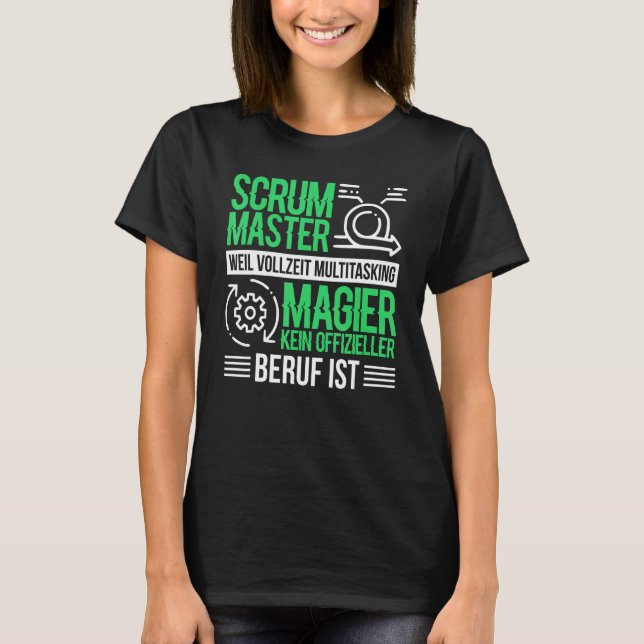 Camiseta Software Puppet Chefs Agile Scrum Master (Frente)