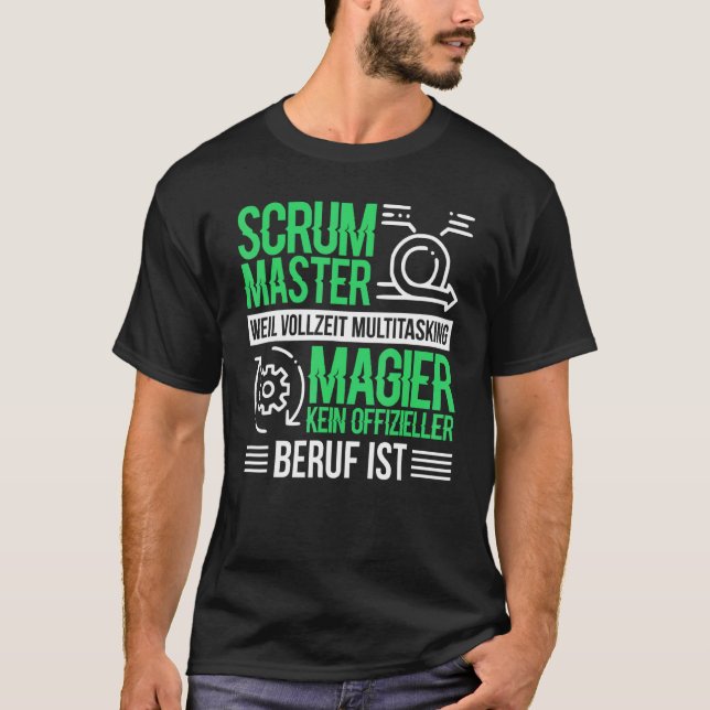 Camiseta Software Puppet Chefs Agile Scrum Master (Frente)