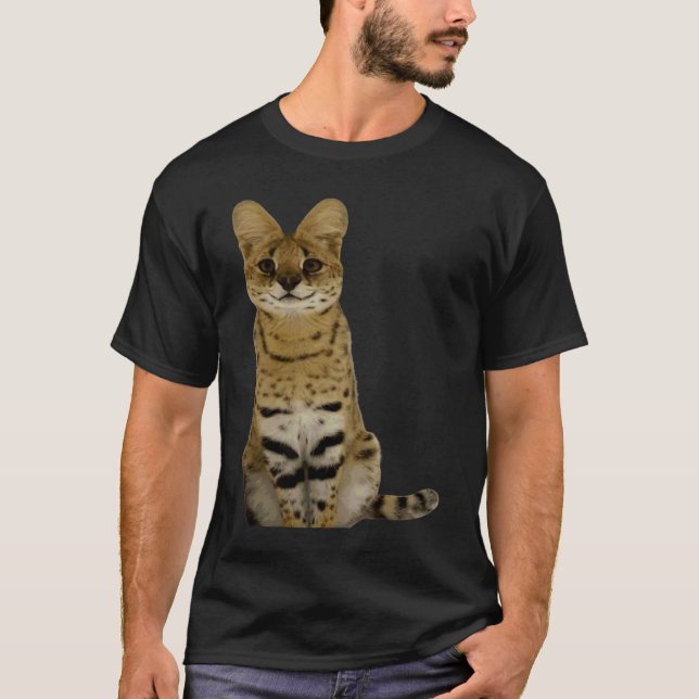 Camiseta Sogga Meu Querido Meme de Gato Serval  1 (Frente)