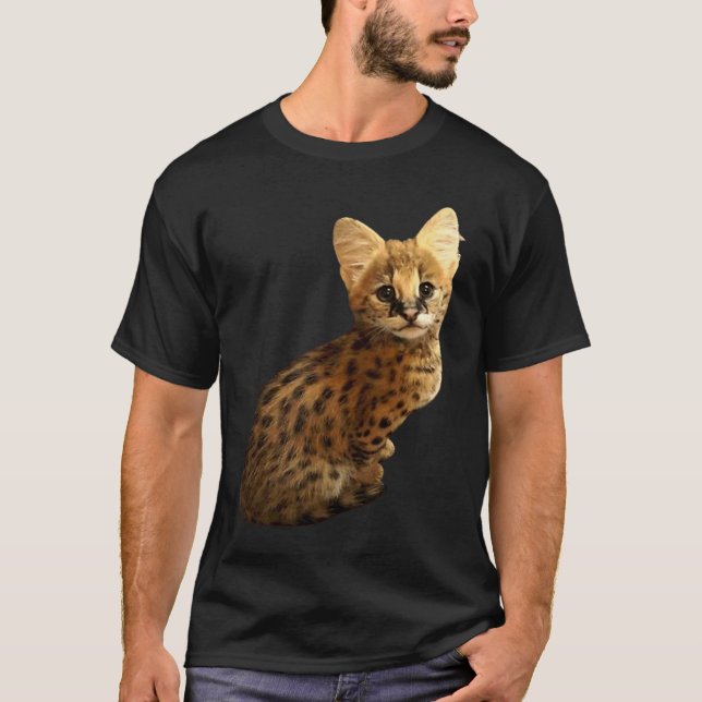 Camiseta Sogga Meu Querido Meme de Gato Serval 2 (Frente)