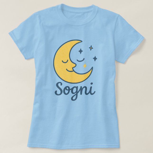 Camiseta Sogni (Frente do Design)