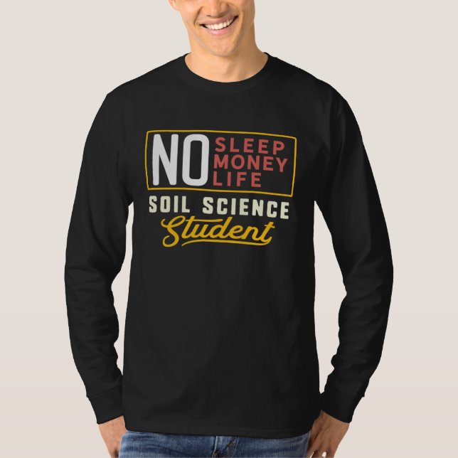 Camiseta Soil Science Major Studen Graduation (Frente)