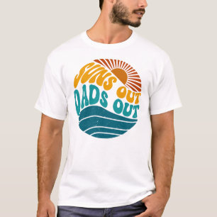 Camiseta Sóis Engraçados Fora Pais Fora Gráfico de Praia Re